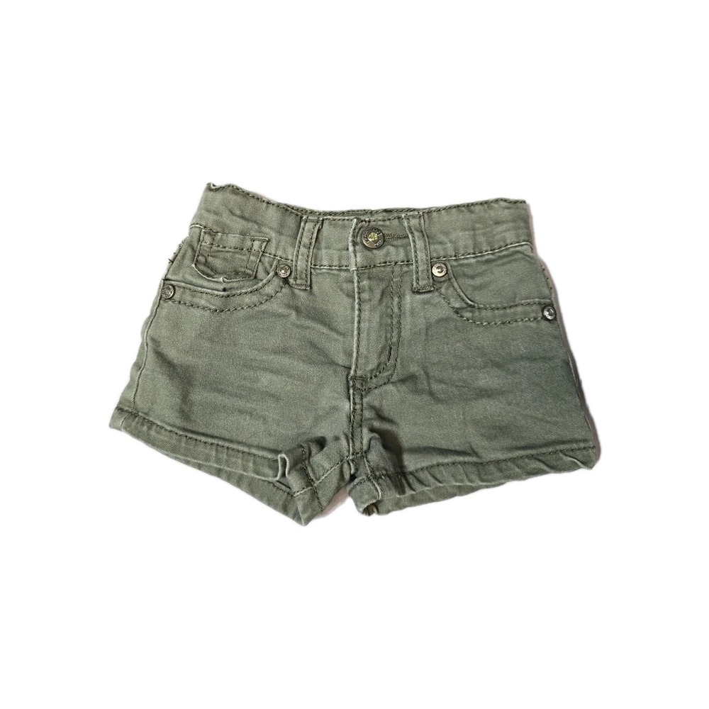 Guess Denim Olive Green Girls Shorts 2 T